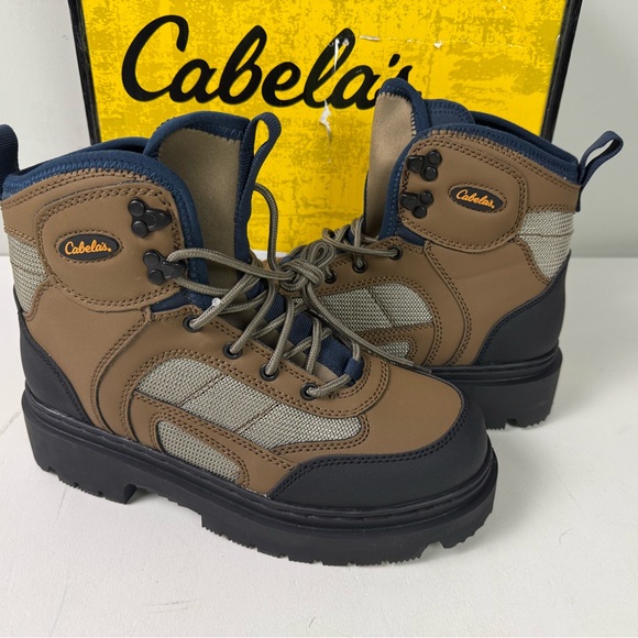 Cabela’s Women’s Ultralight Lug Sole Wading Boots w Cleats NIB Size 8 - Picture 4 of 13